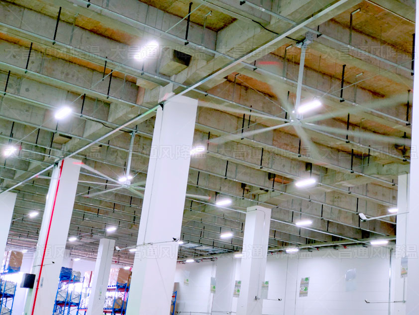 永磁工業(yè)大風扇企業(yè)廠房降溫通風節(jié)能好設備