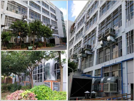 電子廠注塑車間環(huán)?？照{(diào)